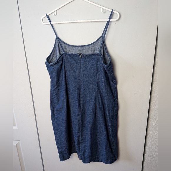 Y2K 2000 Vintage Jesse Ryan Denim Mini Dress Size Large Made In Canada - Picture 5 of 11